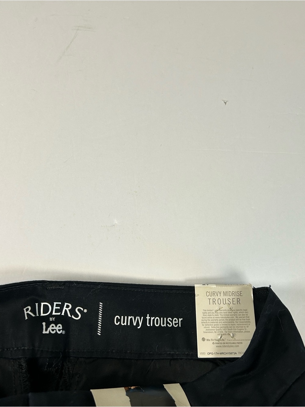 Riders by Lee Black Curvy-Fit Women's Trousers - Picture 3 of 8